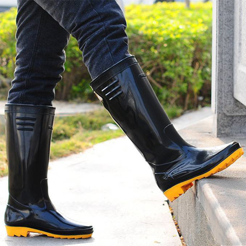 Men’s Fashion Non-slip Wear-resistant Construction Site Waterproof Shoes
